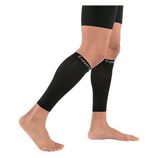 Copper Compression Calf Sleeves, Footless Compression Socks