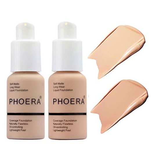 BestLand Soft Matte Full Coverage Liquid Foundation Concealer (2 Pcs)