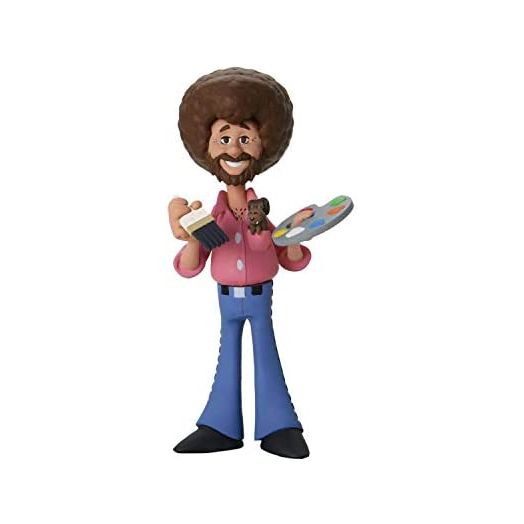 Bob Ross – 6” Scale Action Figure – Toony Classics Bob Ross with Peapod - NECA
