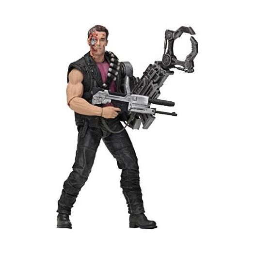 NECA - Terminator 2 - 7" Scale Action Figure - Kenner Tribute - Power Arm T-800