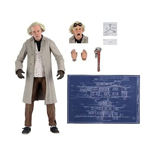 Back to The Future Ultimate Doc Brown - 7" Action Figure - NECA