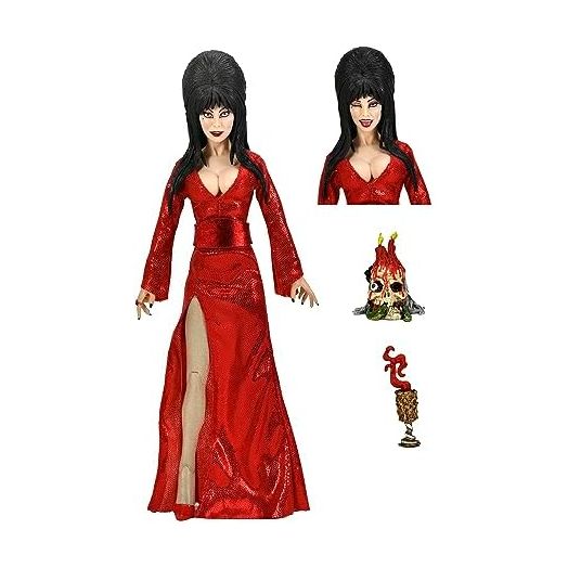 NECA - Elvira - 8” Clothed Action Figure – “Red, Fright, and Boo”