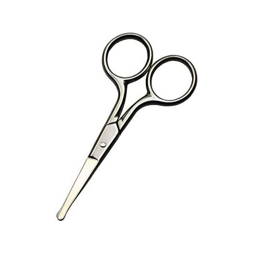 Motanar Professional Safety Grooming Scissors, Stainless Steel Fine Straight Tip