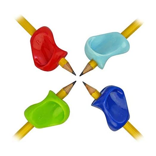 The Pencil Grip Pinch Grip, Ergonomic Writing Aid, Gloss Colored Pencil Grips, 6 Count, TPG-12706