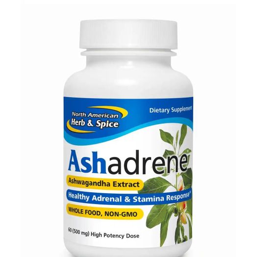 North American Herb and Spice Ashadrene - Ashwagandha Extract - 60 Capsules