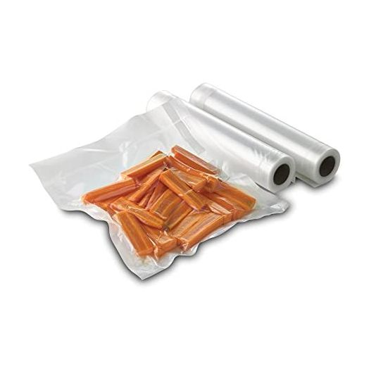 FoodSaver 11" x 16' Vacuum Seal Rolls with BPA-Free Multilayer Construction for Food Preservation, 2-Pack