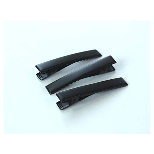 ALL in ONE 50pcs Small Size Hair Clip for DIY (35MM/1.37“ Black Flat Alligator Clips)
