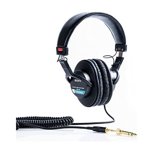 Sony MDR7506 Professional Large Diaphragm Headphone (International Model) No Warranty