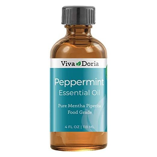 Viva Doria 100% Pure Northwest Peppermint Essential Oil, Undiluted, Food Grade, Steam Distilled, Made in USA, 118 mL (4 Fluid Ounce)