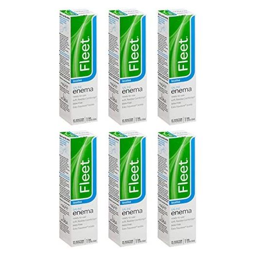 Fleet Enema Saline Ready to Use - 4.5 oz (6 Pack)