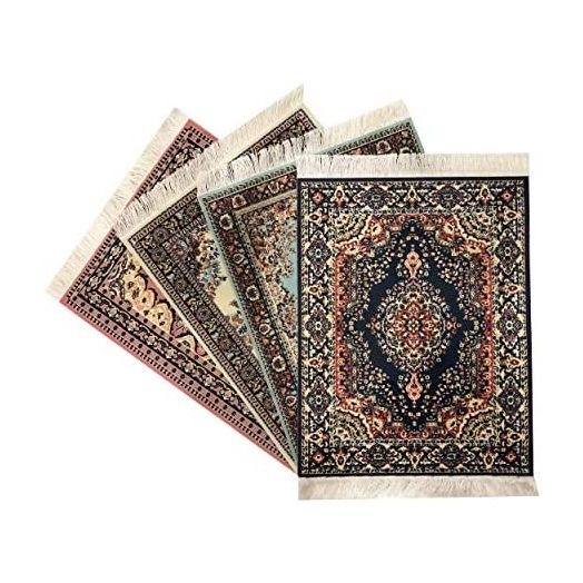 Set of 4 Miniatures Dollhouse Carpets - Dolls House Rugs - 10x7 Dollhouse Furniture Accessories - Turkish Designs