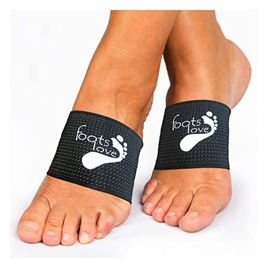 Foots Love Plantar Fasciitis Arch Support Compression Bands Lift & Highest Copper Content Re Leaves Pain For Men And Women. Pro Arch Pain Tip: Add Our Arch Gel Pads for even faster pain relief