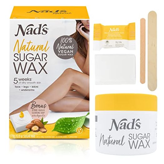 Nad's Sugar Wax Kit, Wax Hair Removal