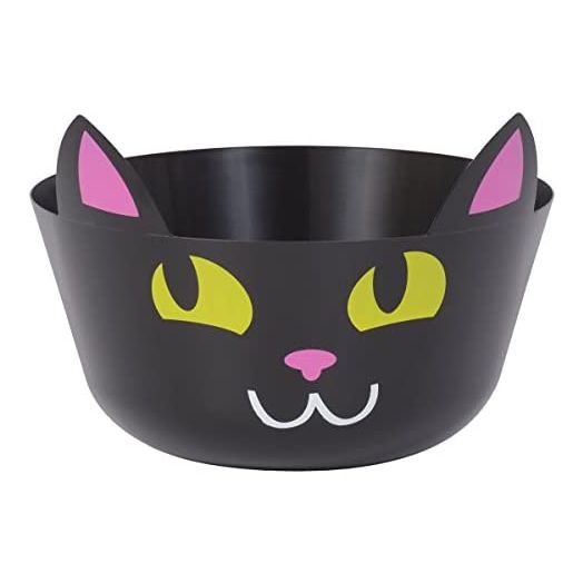 Halloween Black Cat Candy Treat Punch Bowl