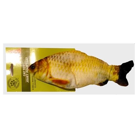 GREENBRIER KENNEL CLUB Cat Toy Fish with Bell