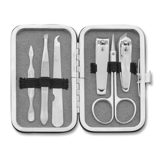 Japonesque Stainless Steel Travel Manicure Kit, 6 Piece
