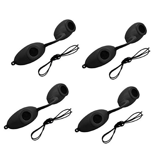 EVO FLEX Sunnies Flexible Tanning Bed Goggles UV Eye Protection Glasses 4 Pack (Black), FDA Compliant