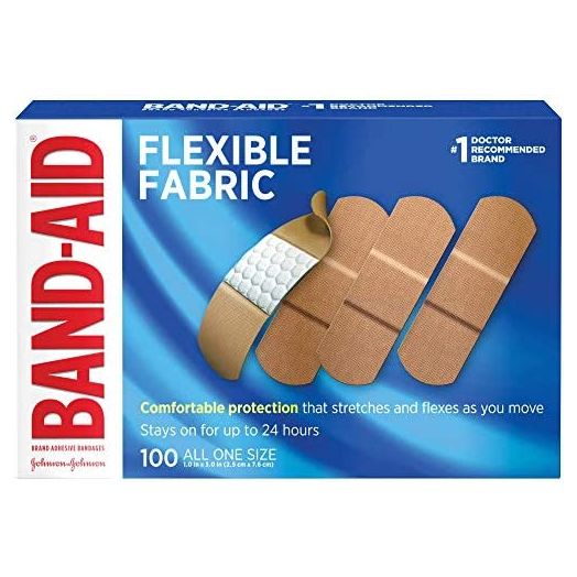 Sterile Flexible Fabric Adhesive Bandages, One Size