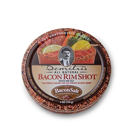 Demitri's Bacon RimShot, Spiced Rim Salt, 4 Ounce Tin