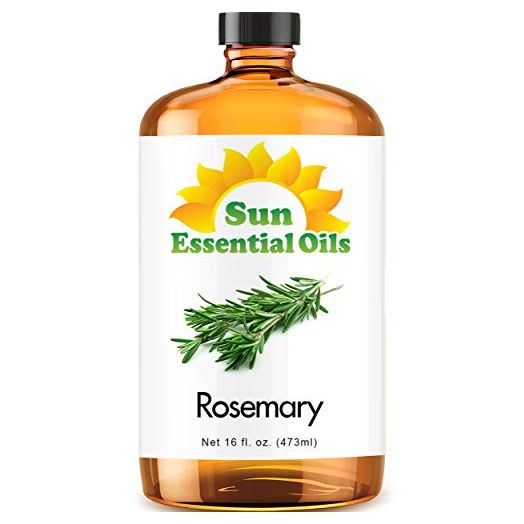 Sun Essential Oils 16oz, Rosemary Essential Oil, 16 Fluid Ounces