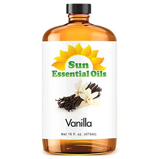 Sun Essential Oils 16oz, Vanilla Essential Oil, 16 Fluid Ounces