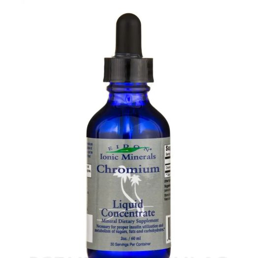 Eidon Ionic Minerals Liquid Chromium - 2 oz (60 ml) Concentrate (Glass Bottle)