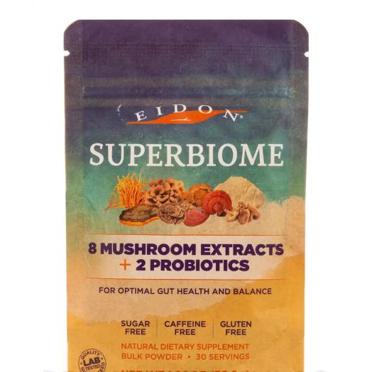 Eidon Ionic Minerals SuperBiome Mushroom Probiotic Powder - 1.08 oz (30.6 Grams)