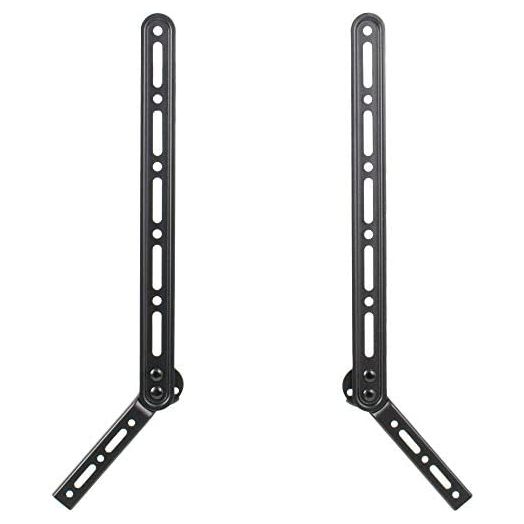 VIVO Universal Sound Bar Steel Bracket Speaker Mount Above or Below Wall Mounted TV, Fits Behind 23 to 65 inches Screens, 33 lbs. Capacity, Mount-SPSB2