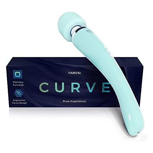 Yarosi Cordless Curve Therapeutic Device - 8 Powerful Speeds and 20 Patterns - for Muscle Aches and Sports Recovery - Rechargeable - Wireless and Travel Friendly - Green
