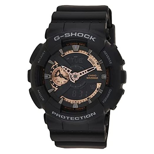 G-Shock X-Large Combi GA110 Black/Rose Gold