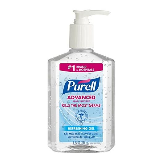 Purell Pump Bottle Hand Sanitizer 8 oz. Bottle