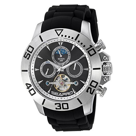 Men's SP5120 Montecillo Analog Display Automatic Self Wind Black Watch