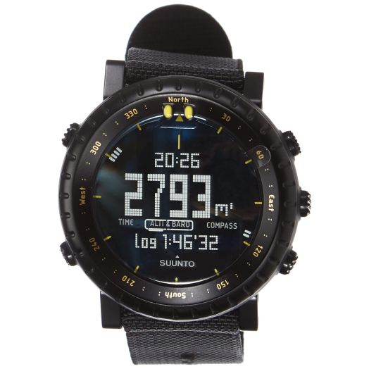 SUUNTO Unisex's Core Outdoor Watch, Weather,Black Yellow TX, One Size, Core