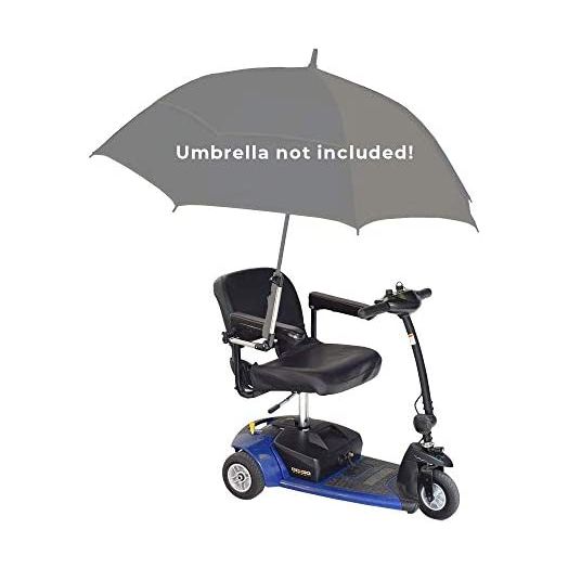 AlveyTech Universal Grip Umbrella Holder for Mobility Scooters, Power Chairs, & Wheelchairs
