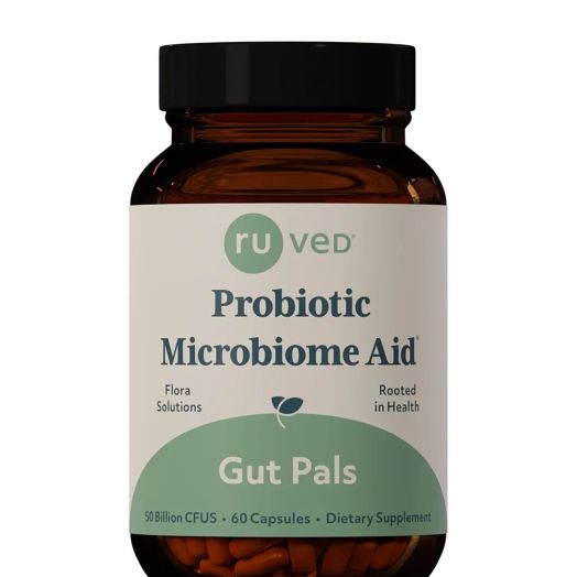 Ruved Gut Pals - Probiotic Microbiome Aid - 60 Capsules