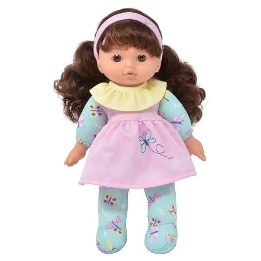 Gift Boutique Soft Baby Doll, 12 Inch Girl Doll with Hair, My First Doll for Infants, Toddlers, Girls and Boys