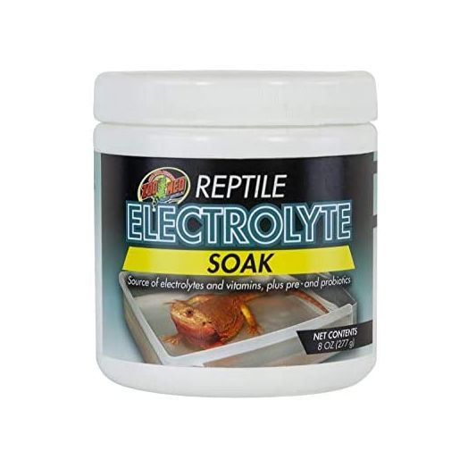Zoomed Reptile & Amphibian Electrolyte Soak (8oz) & Includes DBDPet Pro-Tip Guide - Great for Beardies, Chameleons, and Geckos After Laying Eggs!