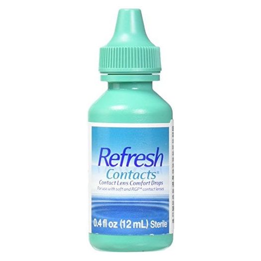 Refresh Contacts Contact Lens Drops, 0.4 Fluid Ounces (12 ml)