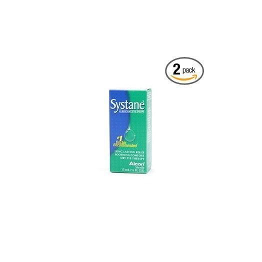 Alcon Systane Lubricant, Long Lasting 0.5 Fl Oz, 2 Pack