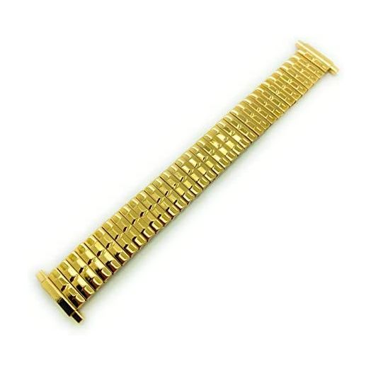 16mm up to 22mm Shiny Stainless Steel Stretch Expansion Watch Band
