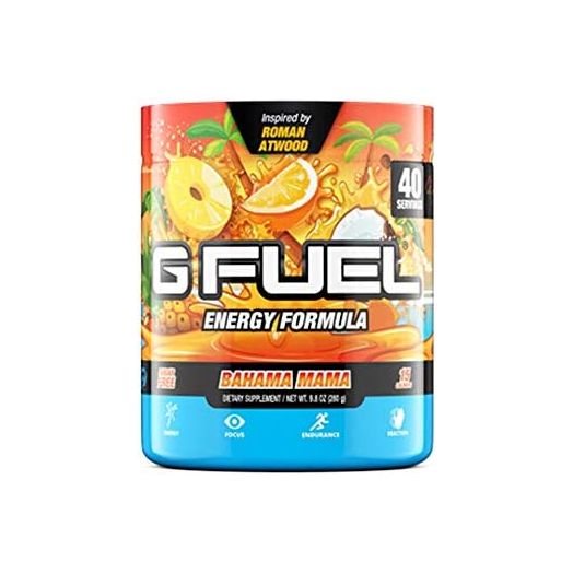 G Fuel Bahama Mama Elite Energy Powder Inspired by Roman Atwood, 9.8 oz (40 Servings)