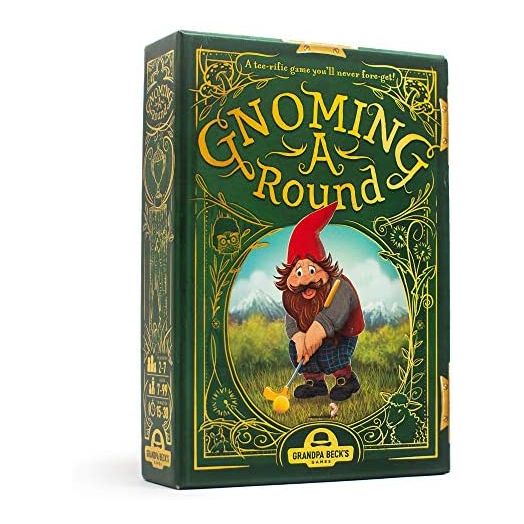 Grandpa Beck's Games Gnoming A Round Card Game, 2-7 Players