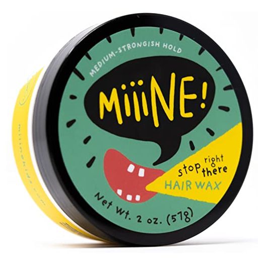 MiiiNE! Kids Hair Wax 2oz, Medium-Strong Hold Kids Hair Gel Alternative