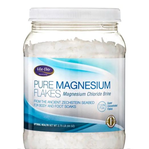 Life-flo Pure Magnesium Flakes - 44 oz (2.75 Lb)