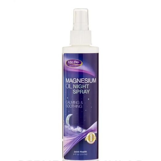 Life-flo Magnesium Oil Night Spray, Lavender - 8 fl. oz (237 ml)