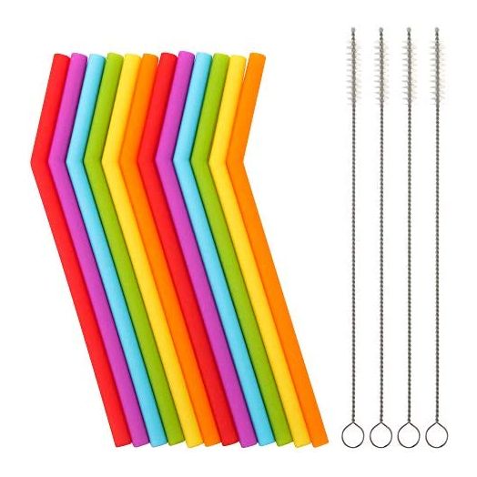 Reusable Silicone Straws for Toddlers