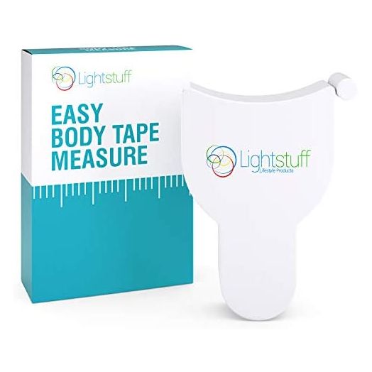 Lightstuff Body Measuring Tape, Compact, One-Button Retraction