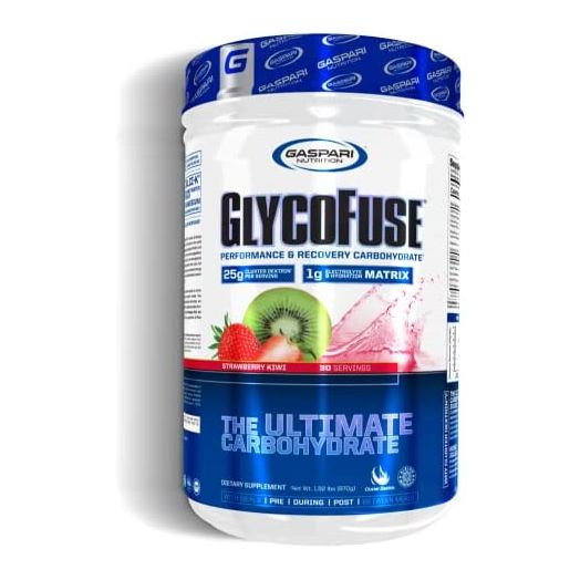 Gaspari Nutrition Glycofuse: Performance and Recovery Carbohydrate, 25g Cluster Dextrin and 1g Electrolyte and Hydration Matrix, 30 Servings (Kiwi Strawberry)