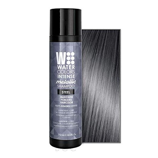 Water Colors Intense METALLIC Shampoo STEEL, 8.5oz