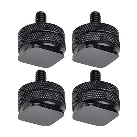 SLOW DOLPHIN 1/4 Inch Hot Shoe Mount Adapter Tripod Screw for DSLR Camera Rig(4Packs)